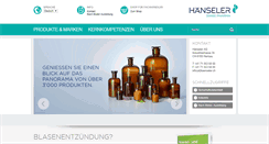 Desktop Screenshot of haenseler.ch